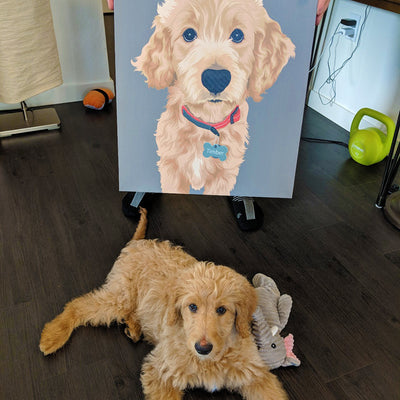 Custom Pet Portrait Canvas